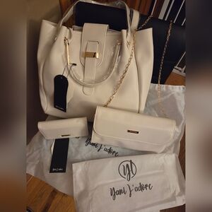 NEW WITH TAGS YANI JADORE BEIGE BLISS COLLECTION SET